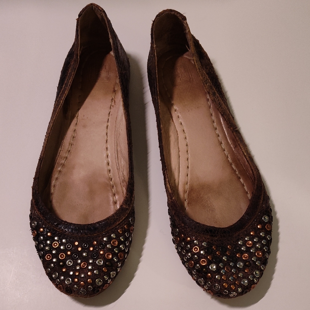 Frye Carson Studded Ballet Flats
